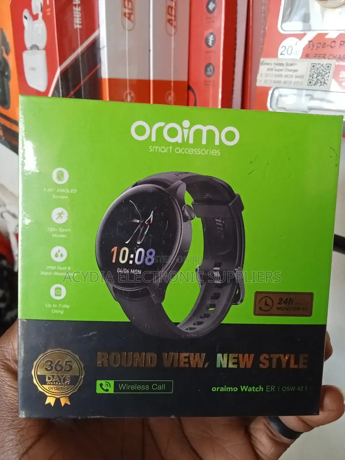 Oraimo Watch Er Smart Watch With a Round View
