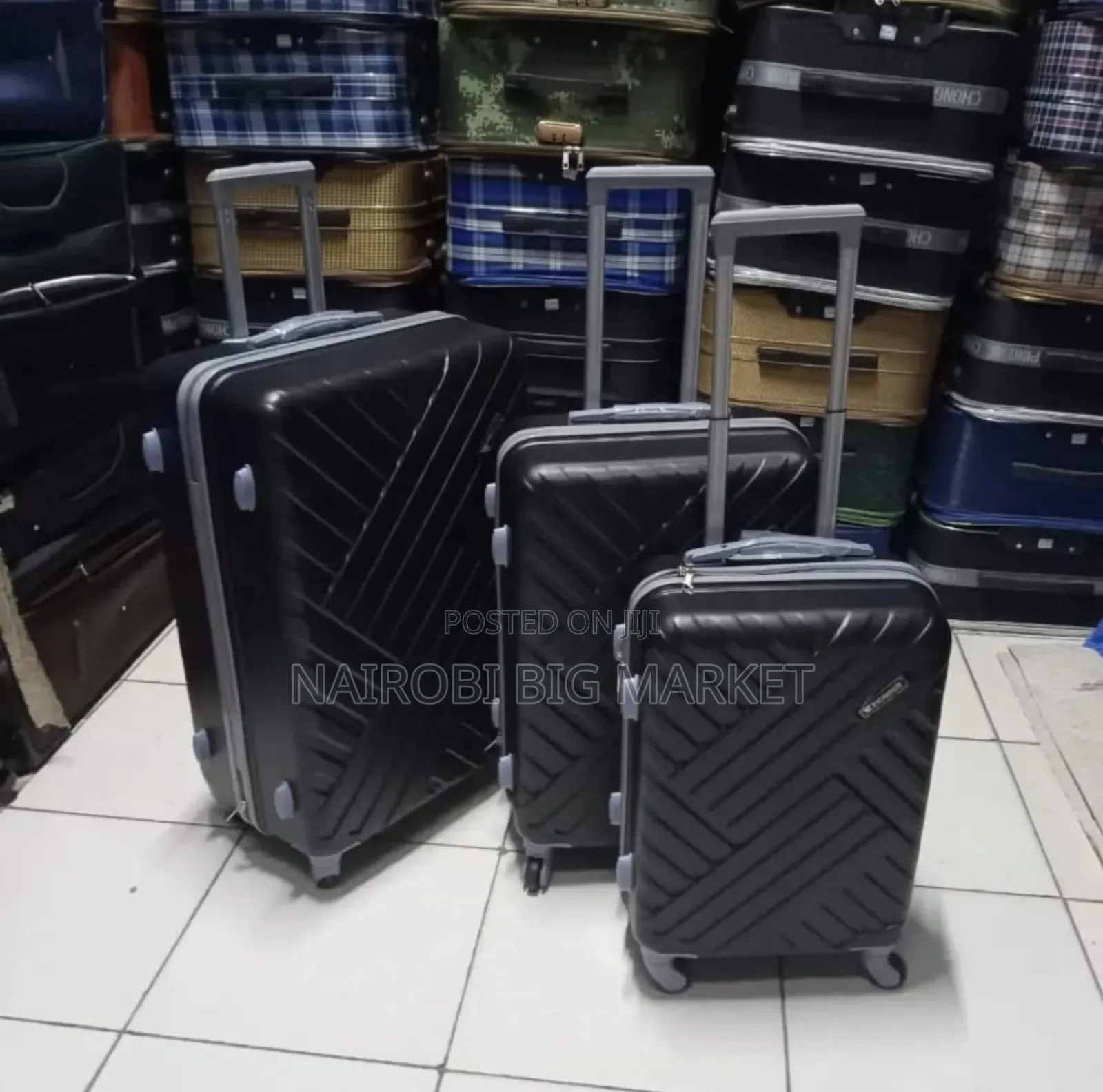 3 In 1 Fibre Laxurious Suitcase Briefcase Travel Bag