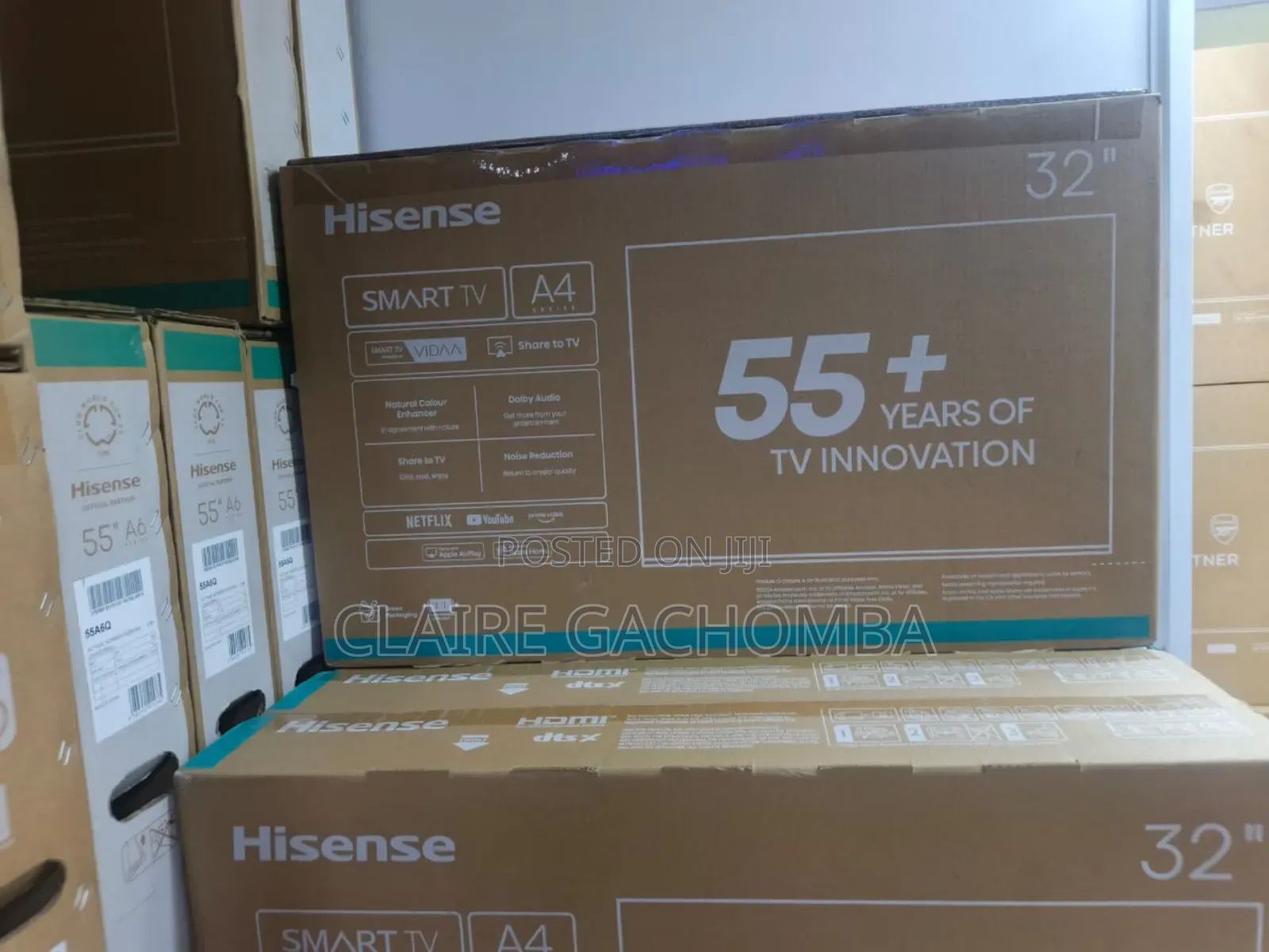 Hisense 55a6k,55" Inch Frameless- Ultra Hd Smart