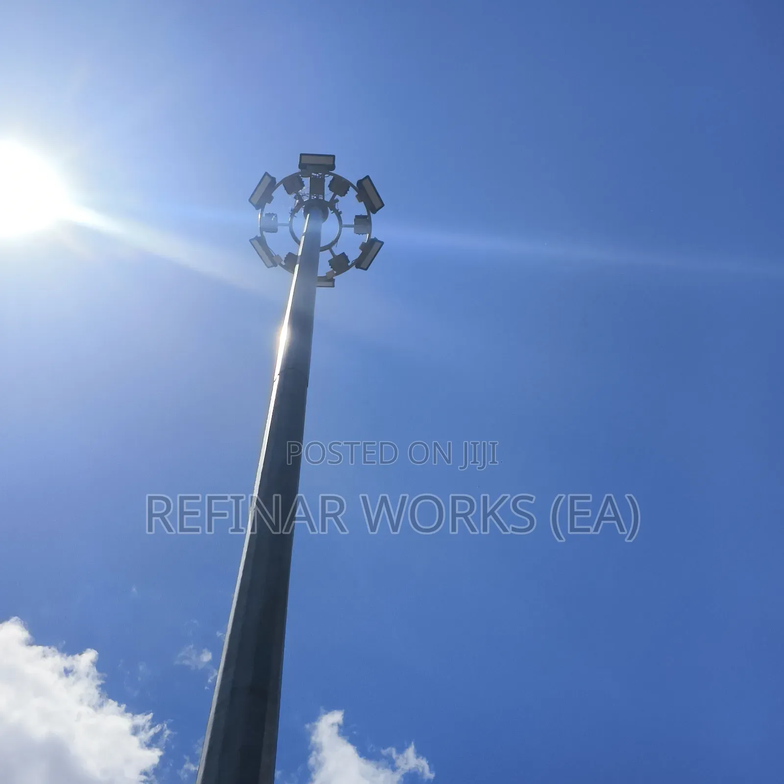 High Mast Lighting Towers – 20m, 25m, 30m Poles