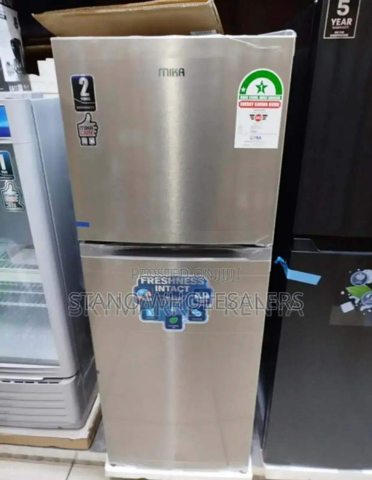 Color Silver Mika 138l Fridge