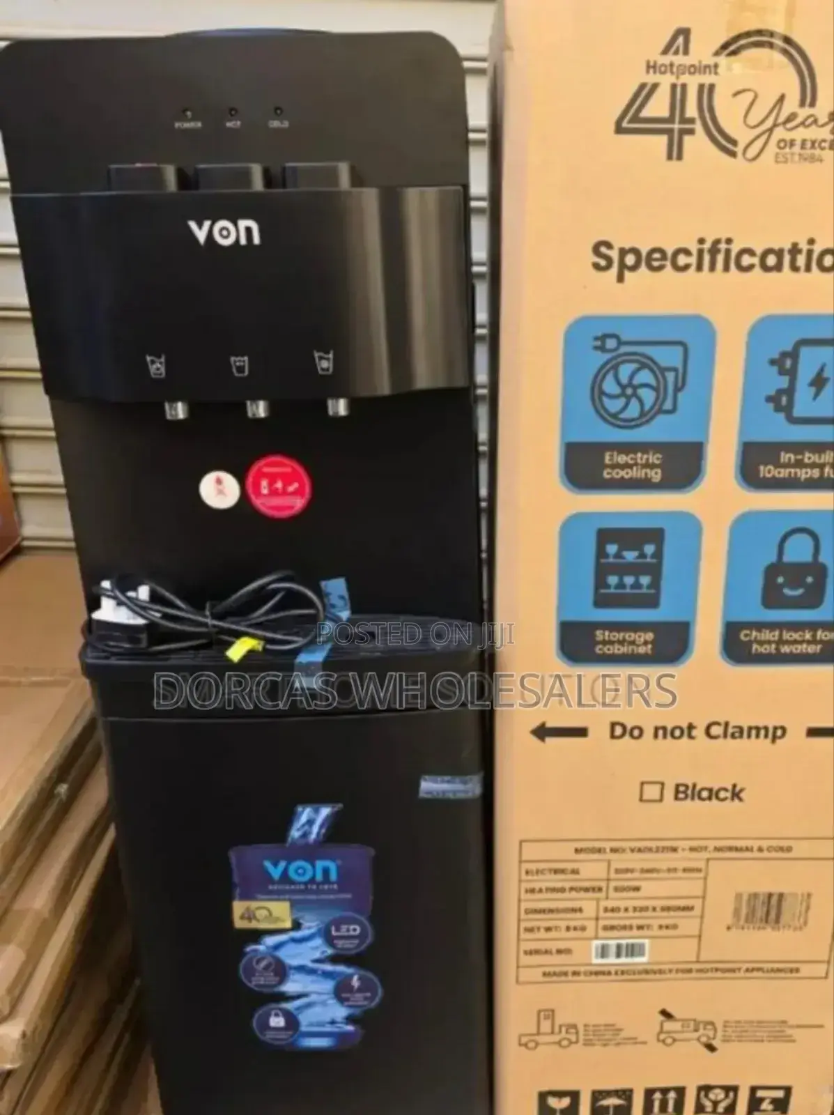 Black Von 3tap Dispenser