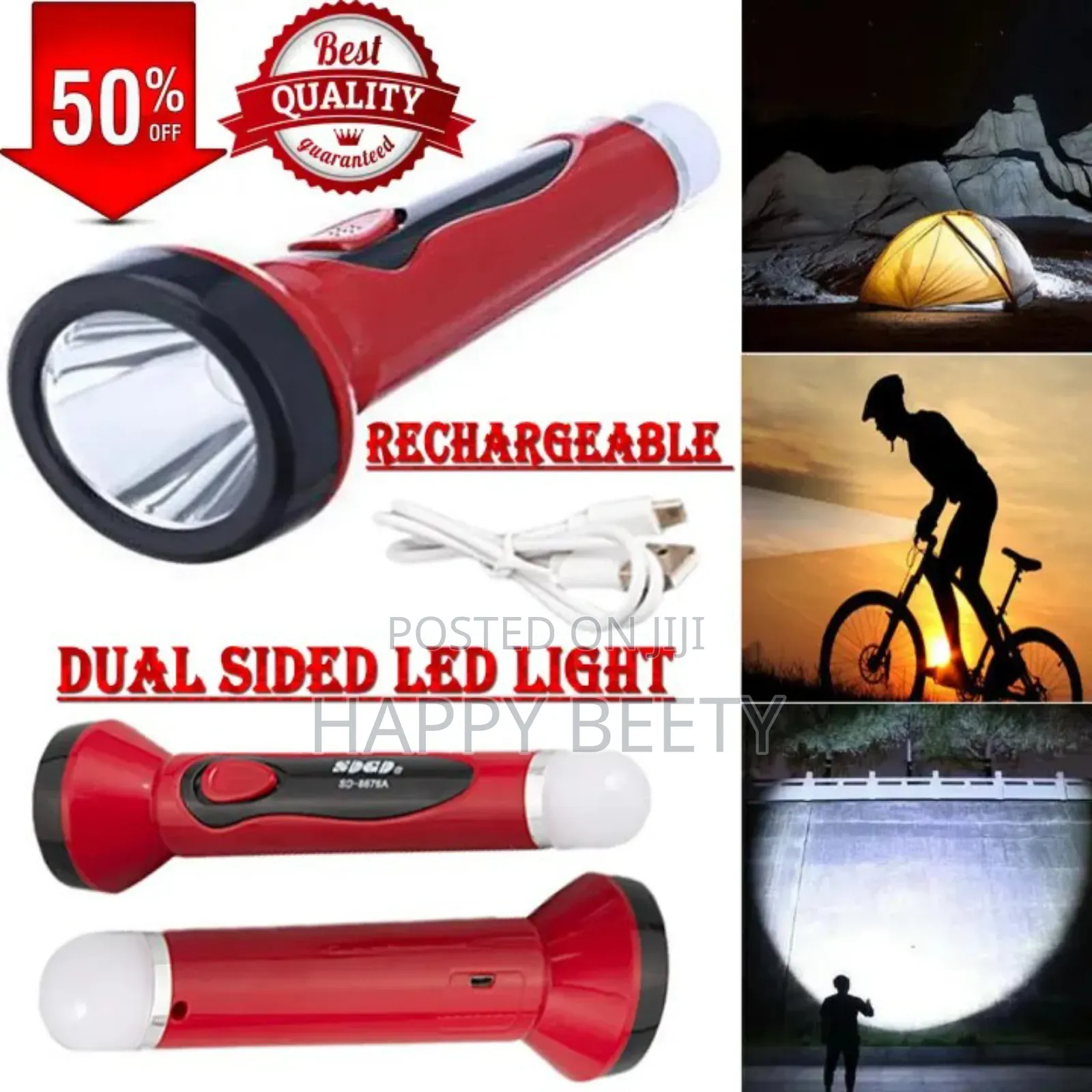 *Usb Rechargeable Flashlight – Best Led Emergency Light