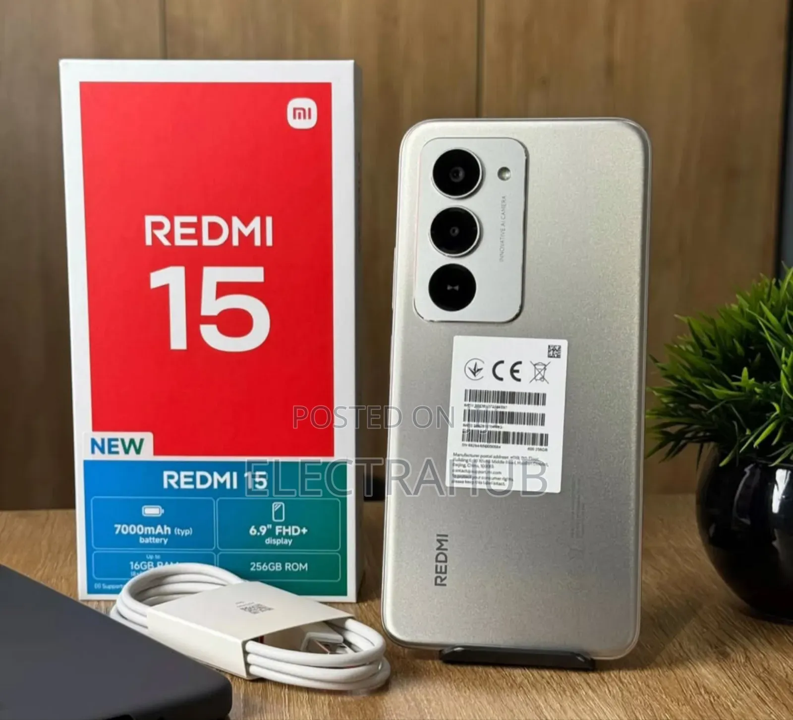 New Xiaomi Redmi 15 256 GB Gray