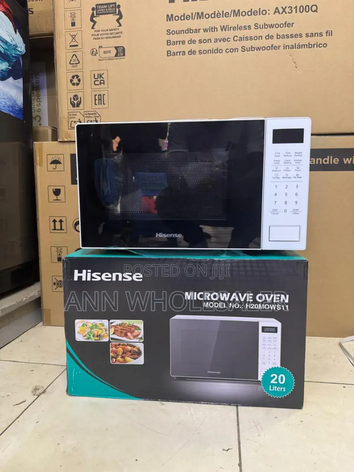 White Hisense Microwave H20mows11