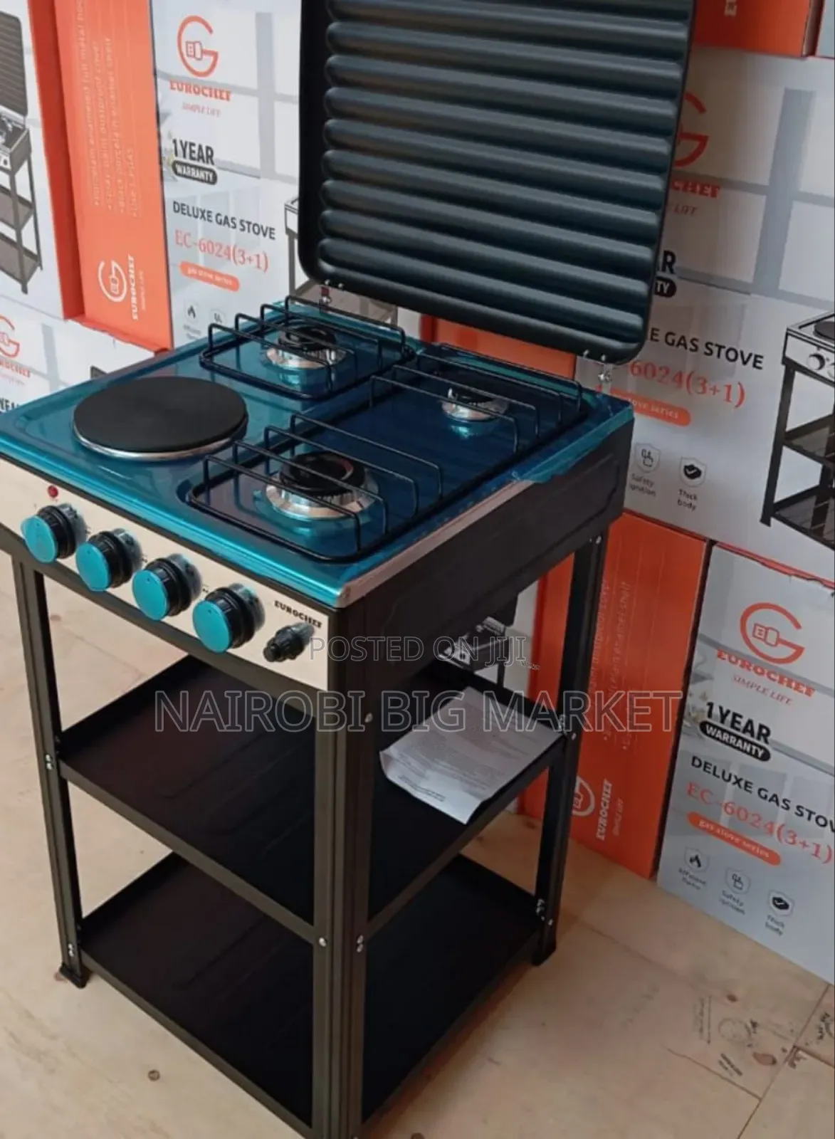 3+1 Eurochef Gas Cooker