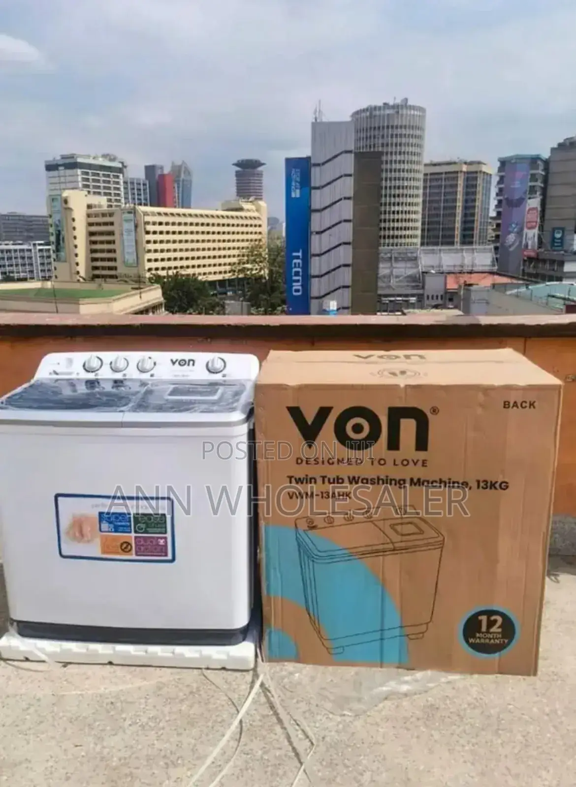 Von 13kgs Washing Machine
