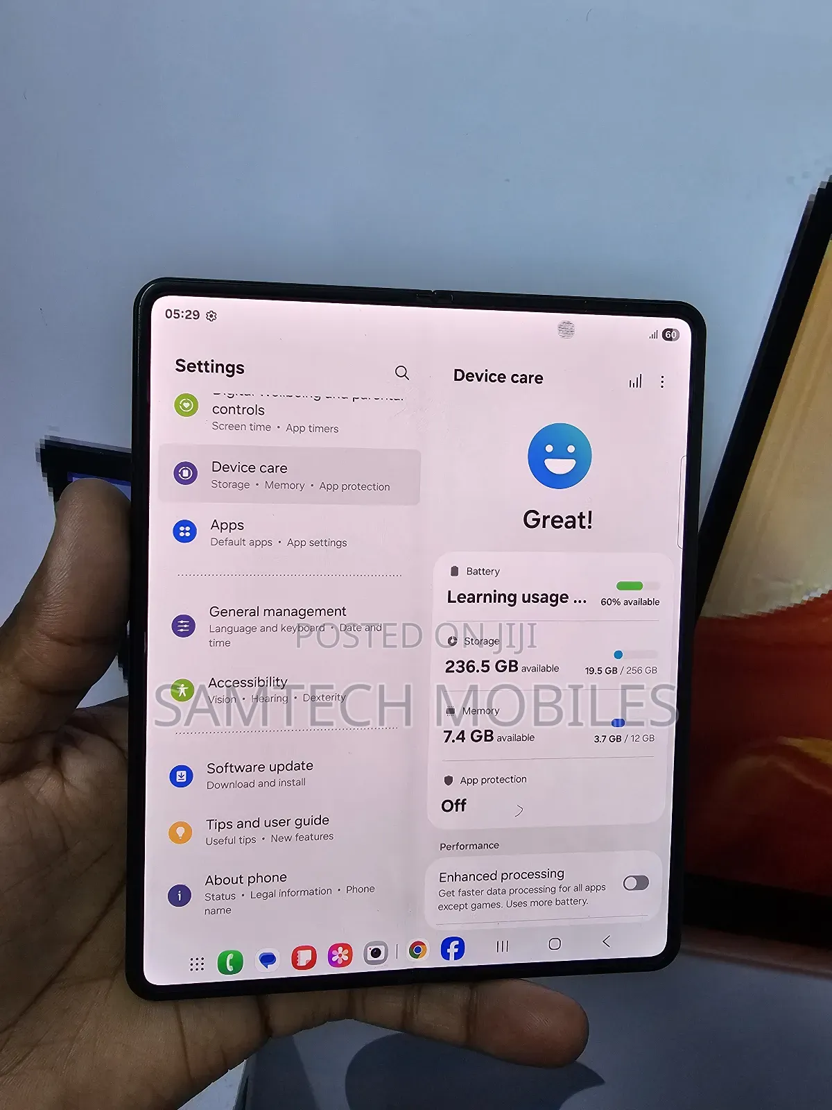 Samsung Galaxy Z Fold 3 256 GB Black