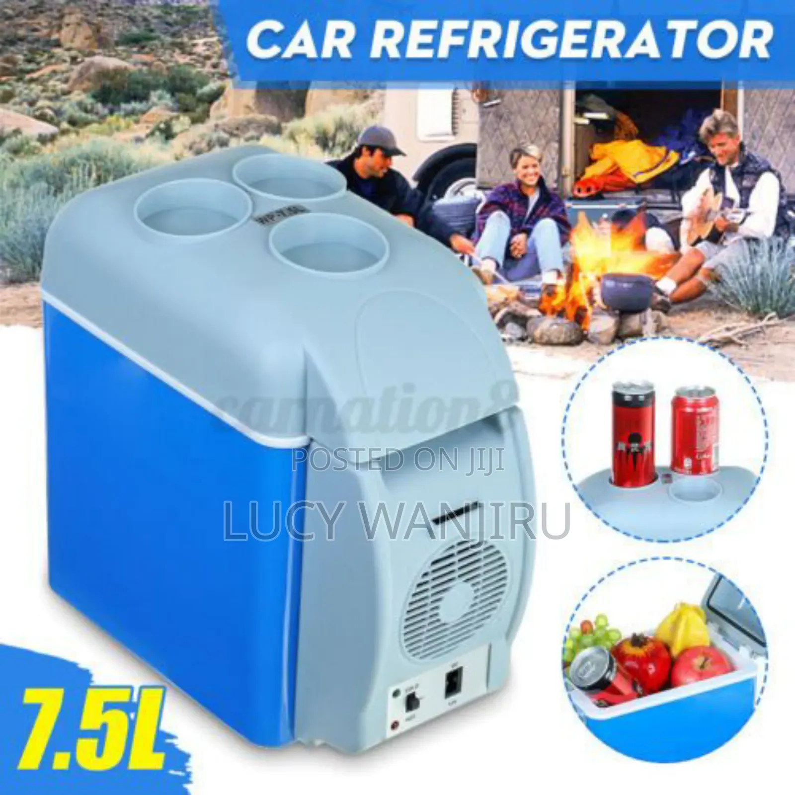Portable Car Refrigerator 7.5 L