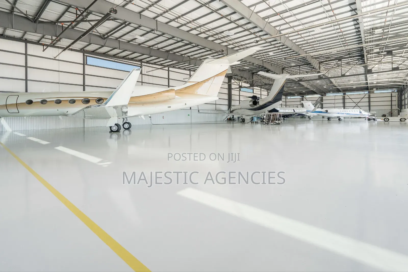 Epoxy Self-Leveling Flooring for Aircraft Hangars