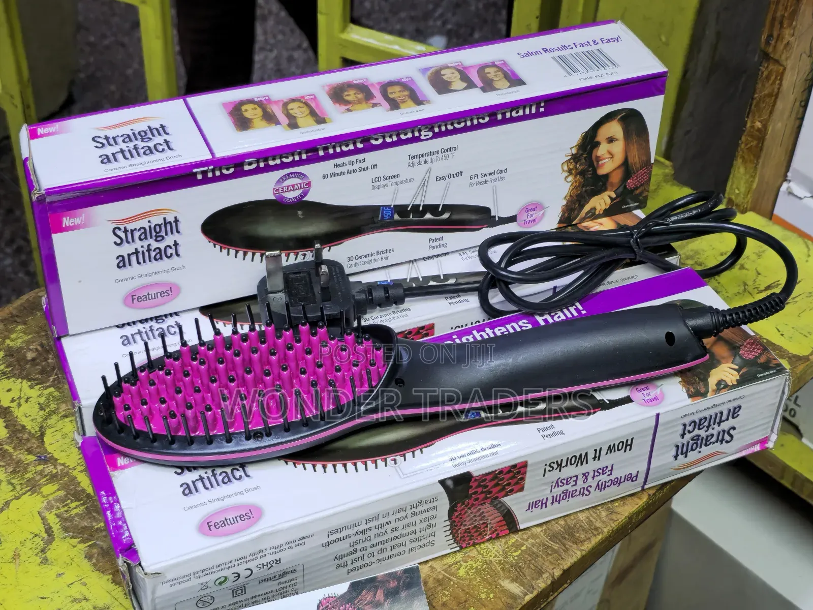 Hair Straightener Brush
