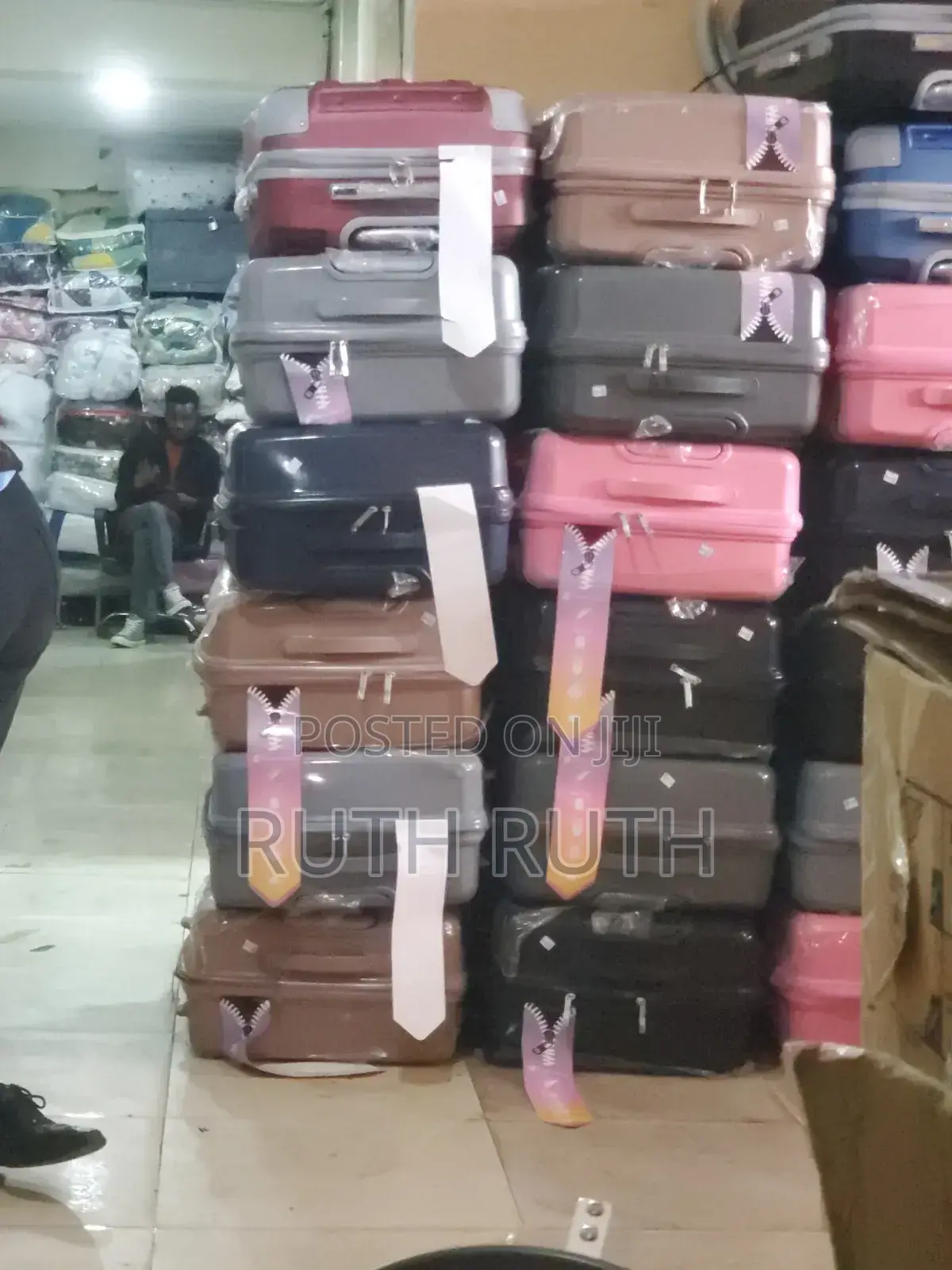 3 in 1 Traveling Rubber Suitcase