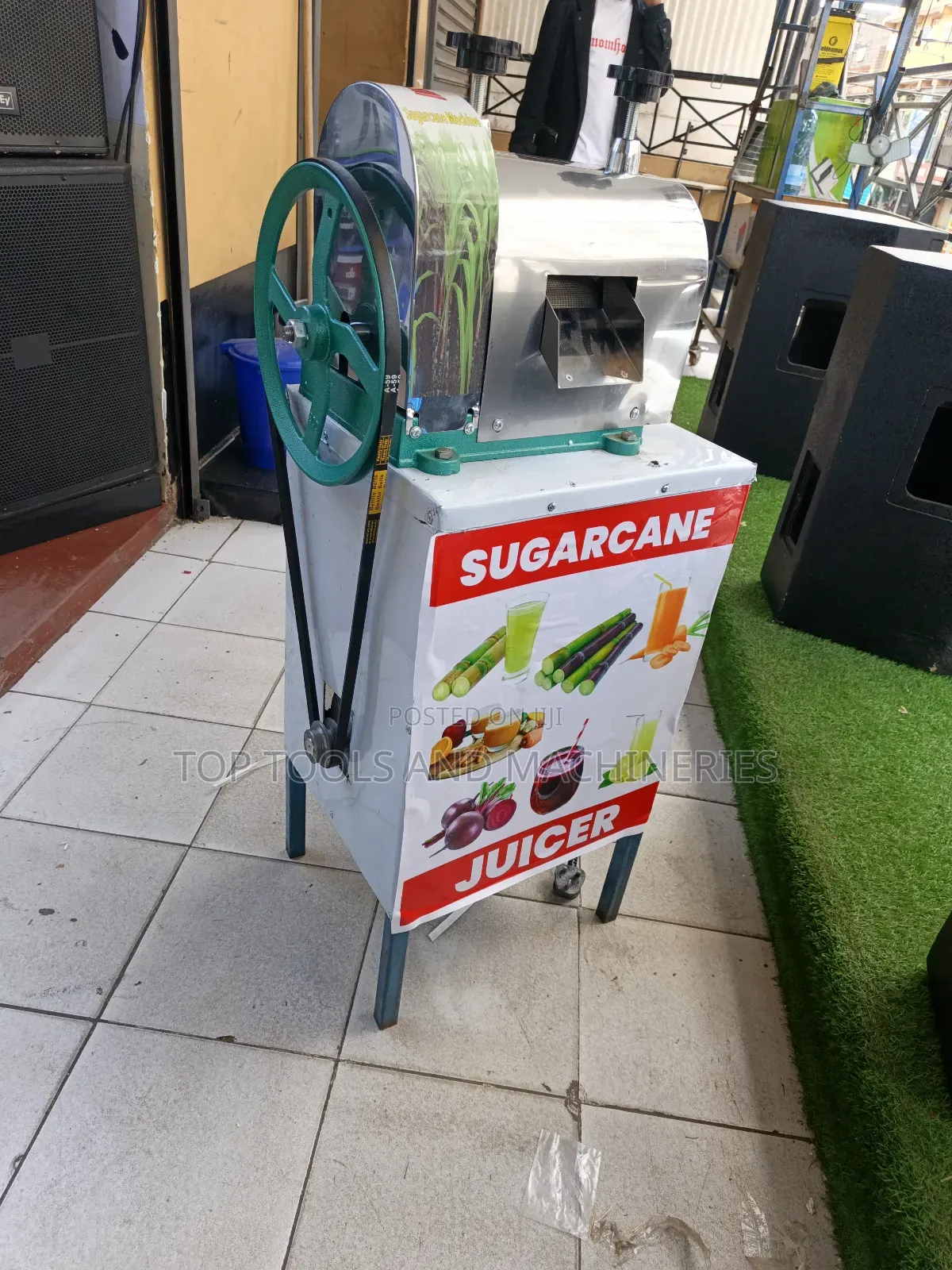 Commercial Heavy Duty Electric Sugarcane Juicer Extractor
