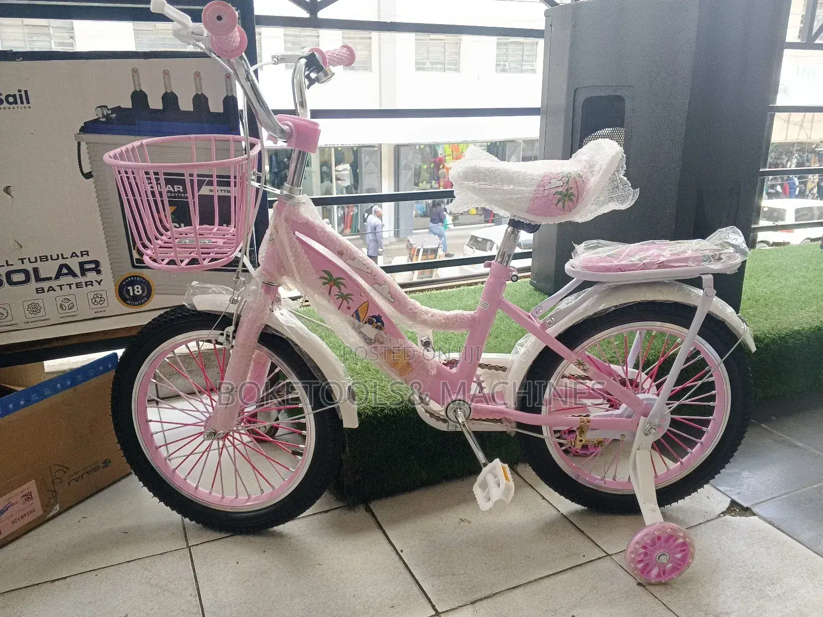 Pink Kids Bicycle