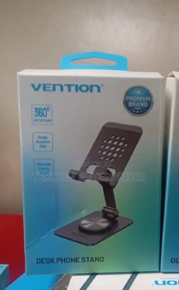 Vention Ksdh0 Articulating Desk Phone Stand With 360° Rotatable Base