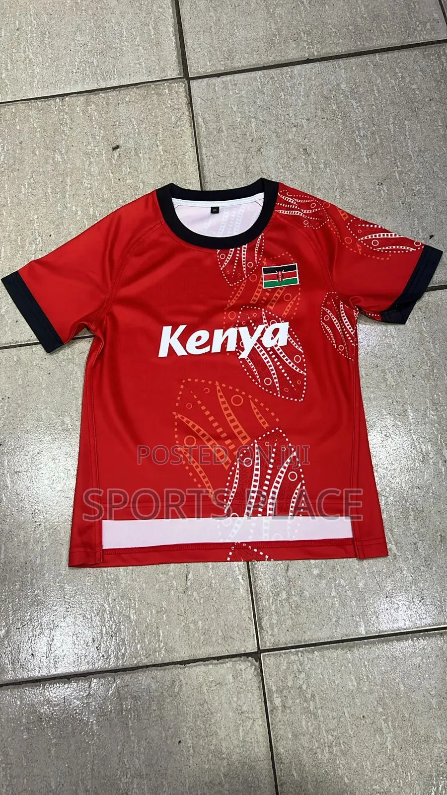 Kids Kenya Rugby Red Kit