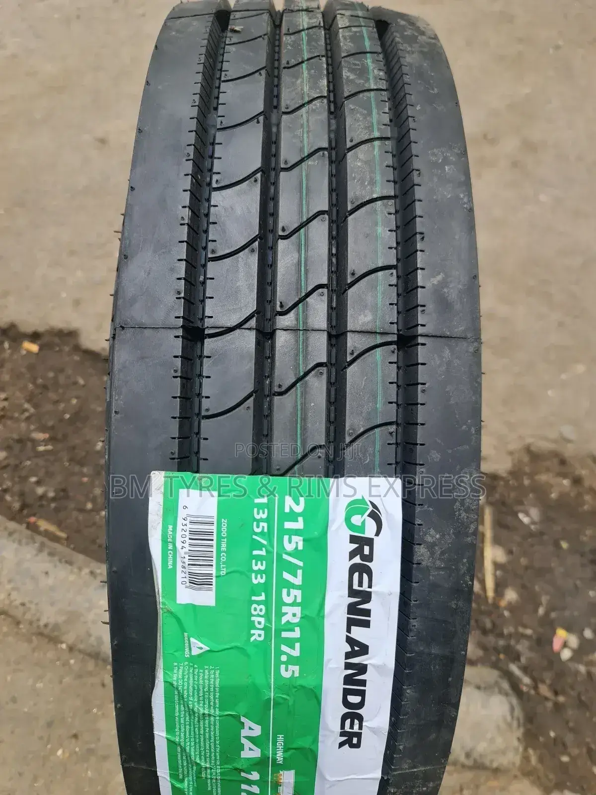 215 /75 R17. 5 Grenlander Tyres.