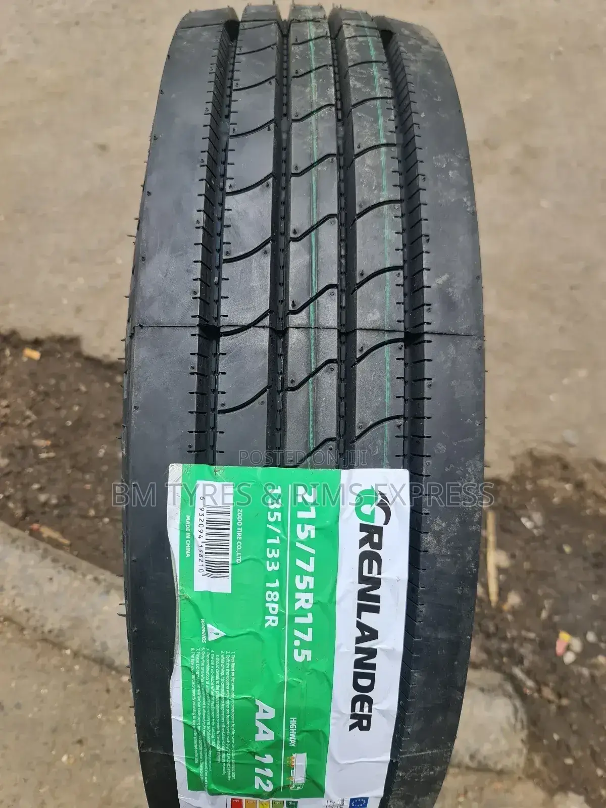 215 /75 R17. 5 Grenlander Tyres.
