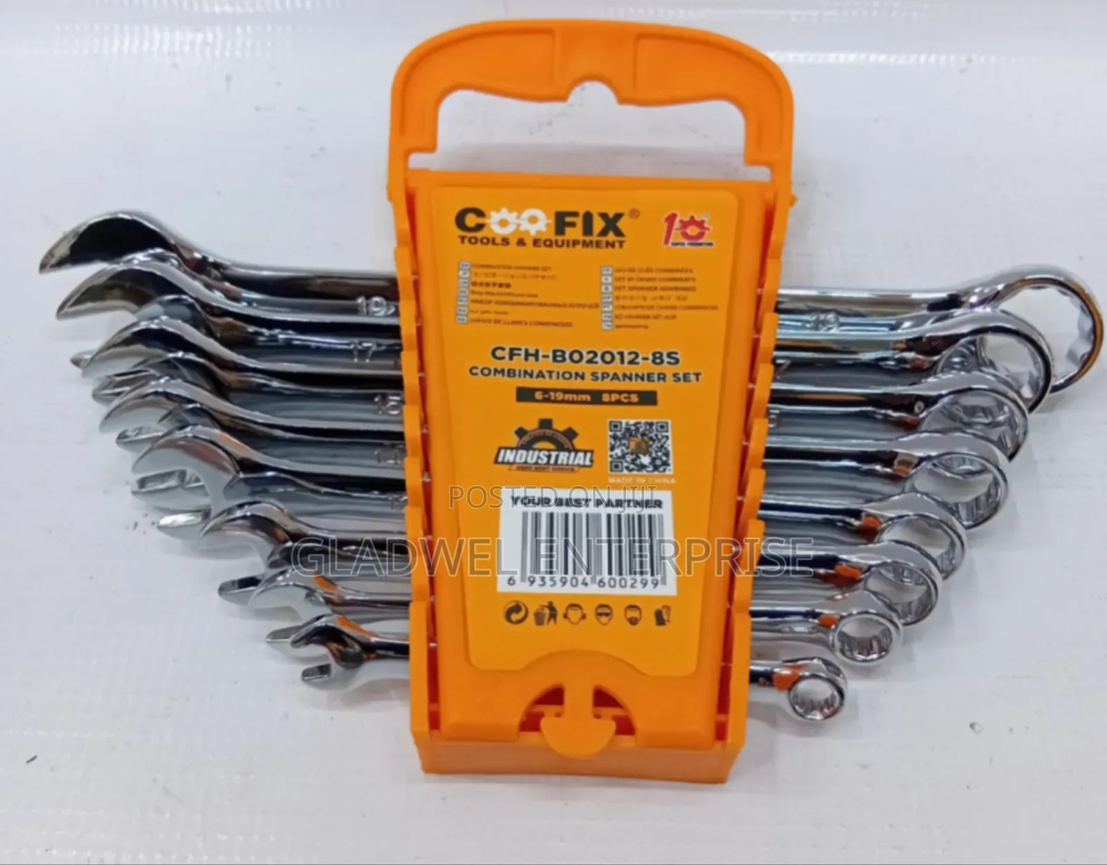 8psc Coofix Spanner Set 6-19