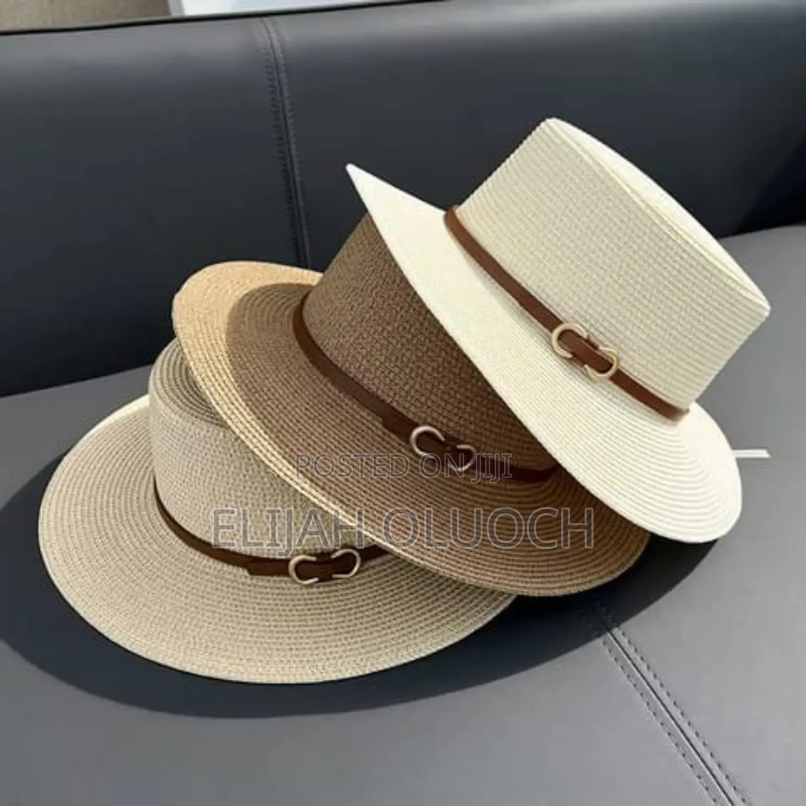 Summer Hat With Ribbon
