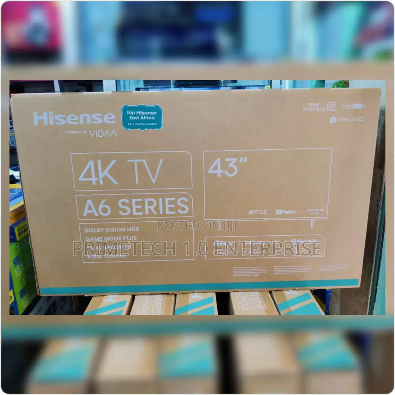 Hisene 4 K A6 Series Tv -43inches