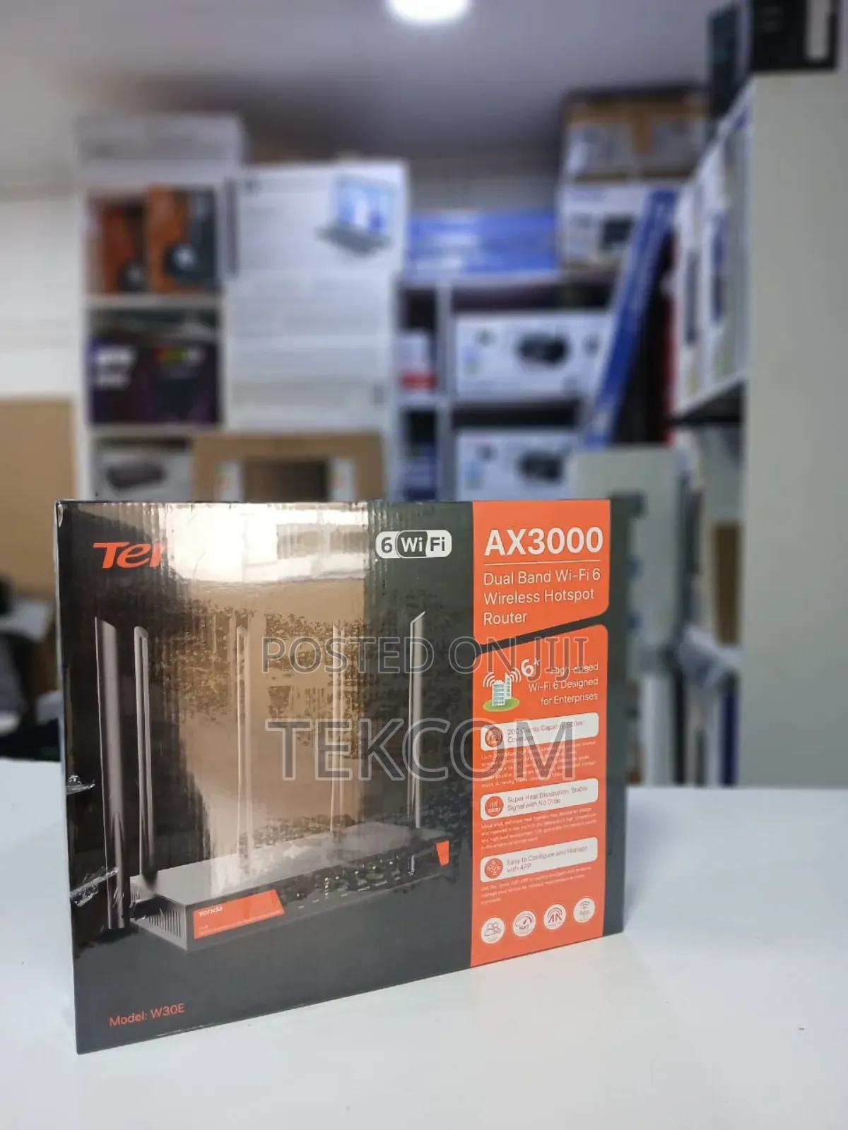 Tenda W30e Router Ax3000 Wifi 6 Router.Brandnew