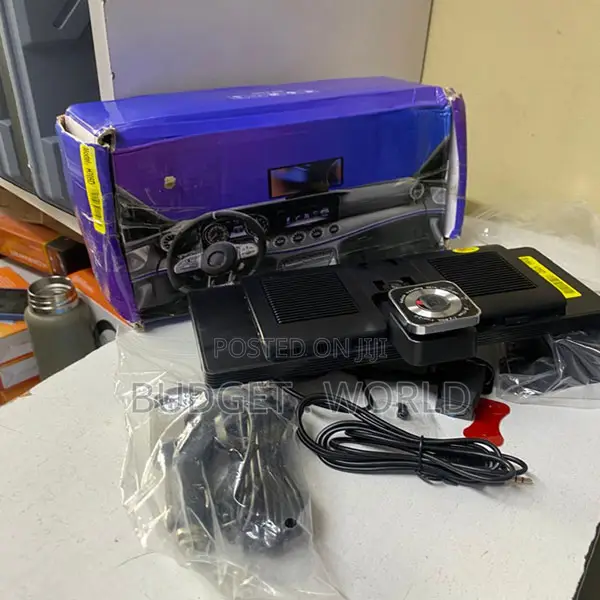 Wireless Front Dash Cam With Voice Control 10.26"Dual Bluetooth