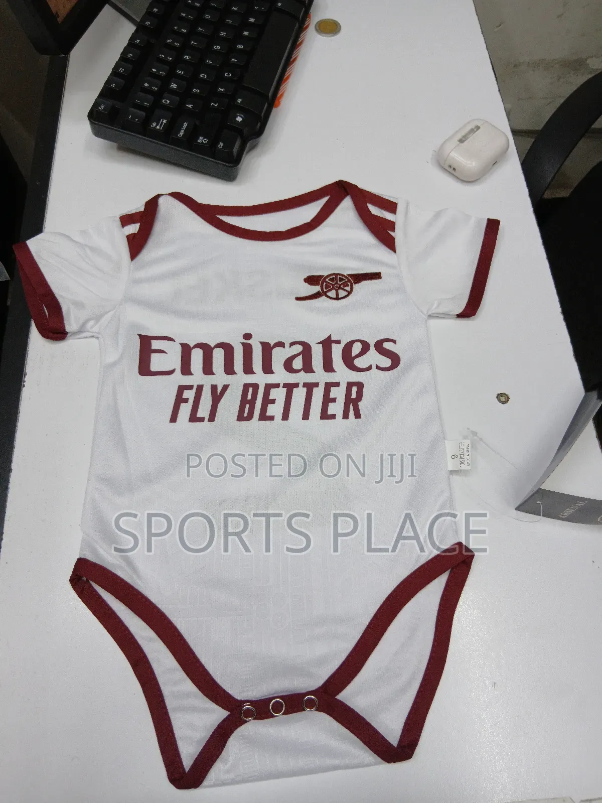 Arsenal 3rd Kit White Baby Jersey - Rompers