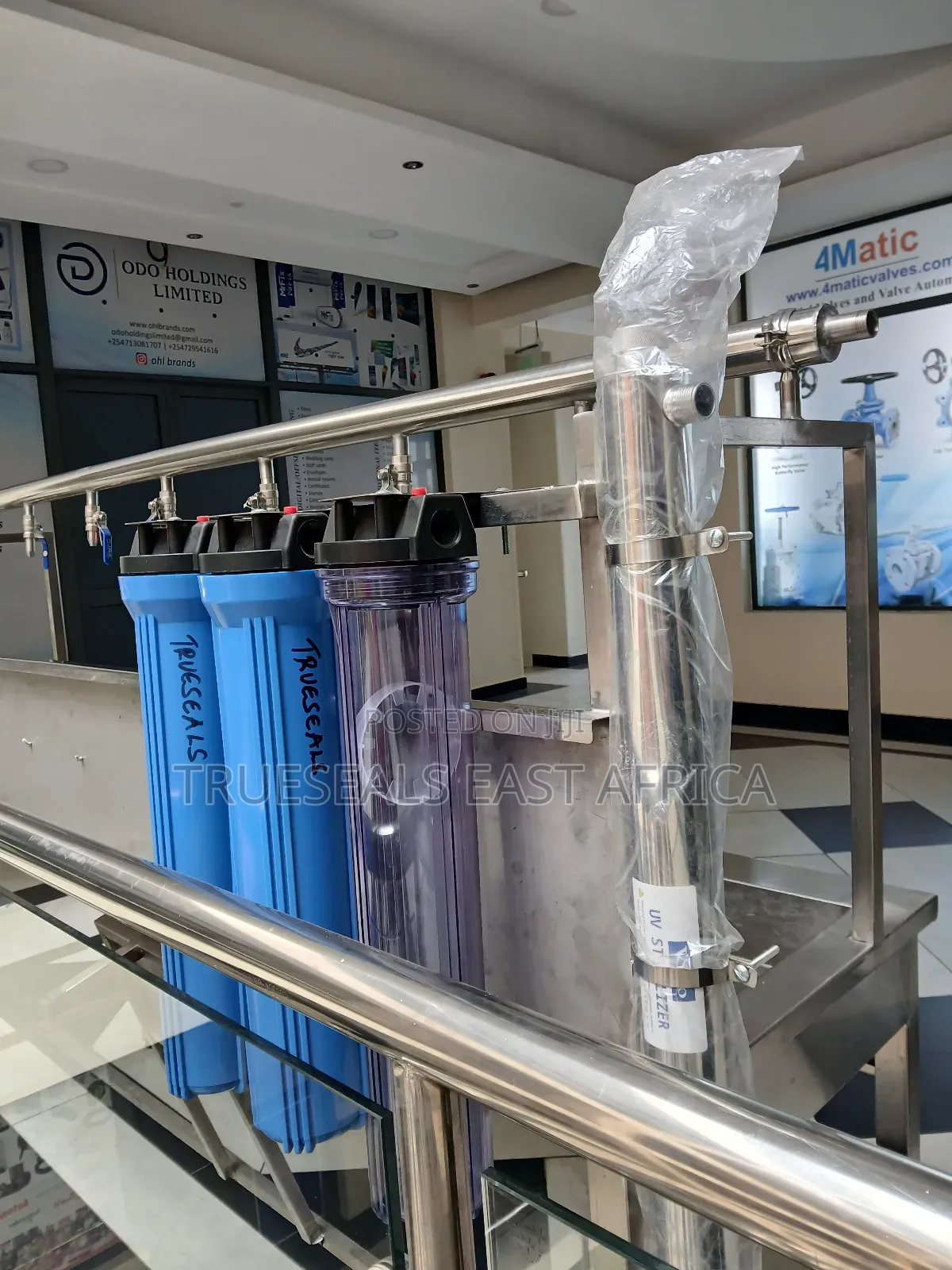 6 Tap Stainless Steel Filling Unit