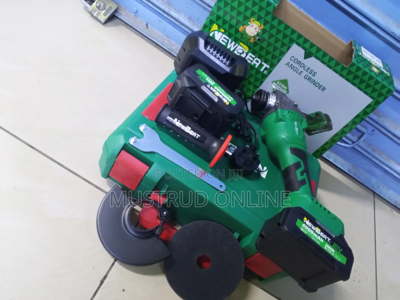 New Beat Cordless Angle Grinder