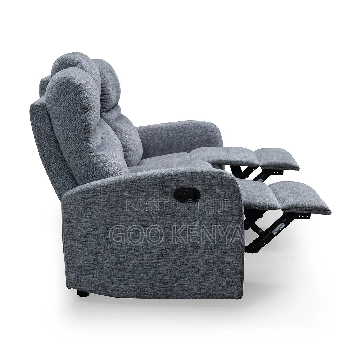 Home Sofa; 3-Seater Ergonomic Recliner Couch With Adjustable Backrest