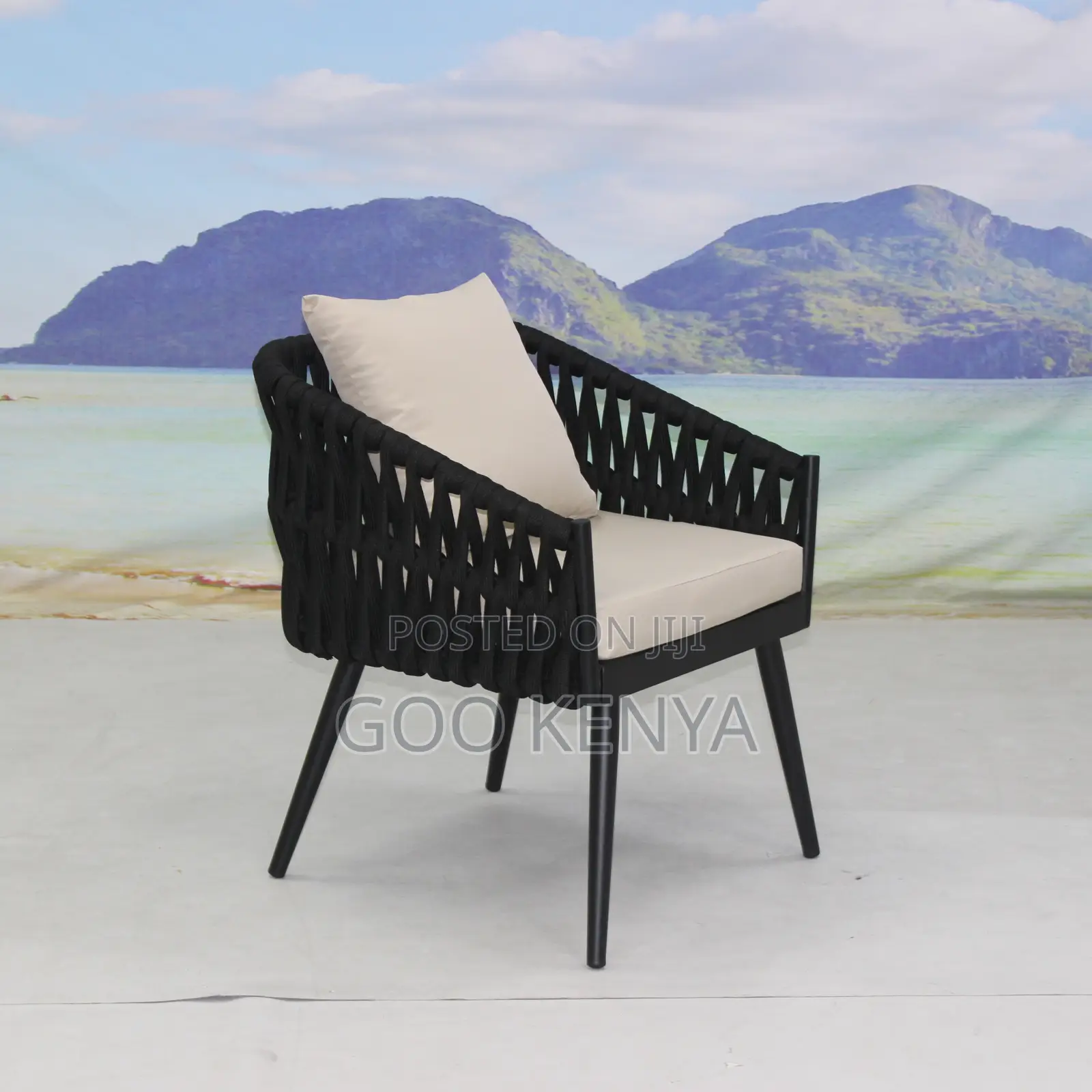 Home Chair; Modern Rattan Garden Lounge Chair for Balcony