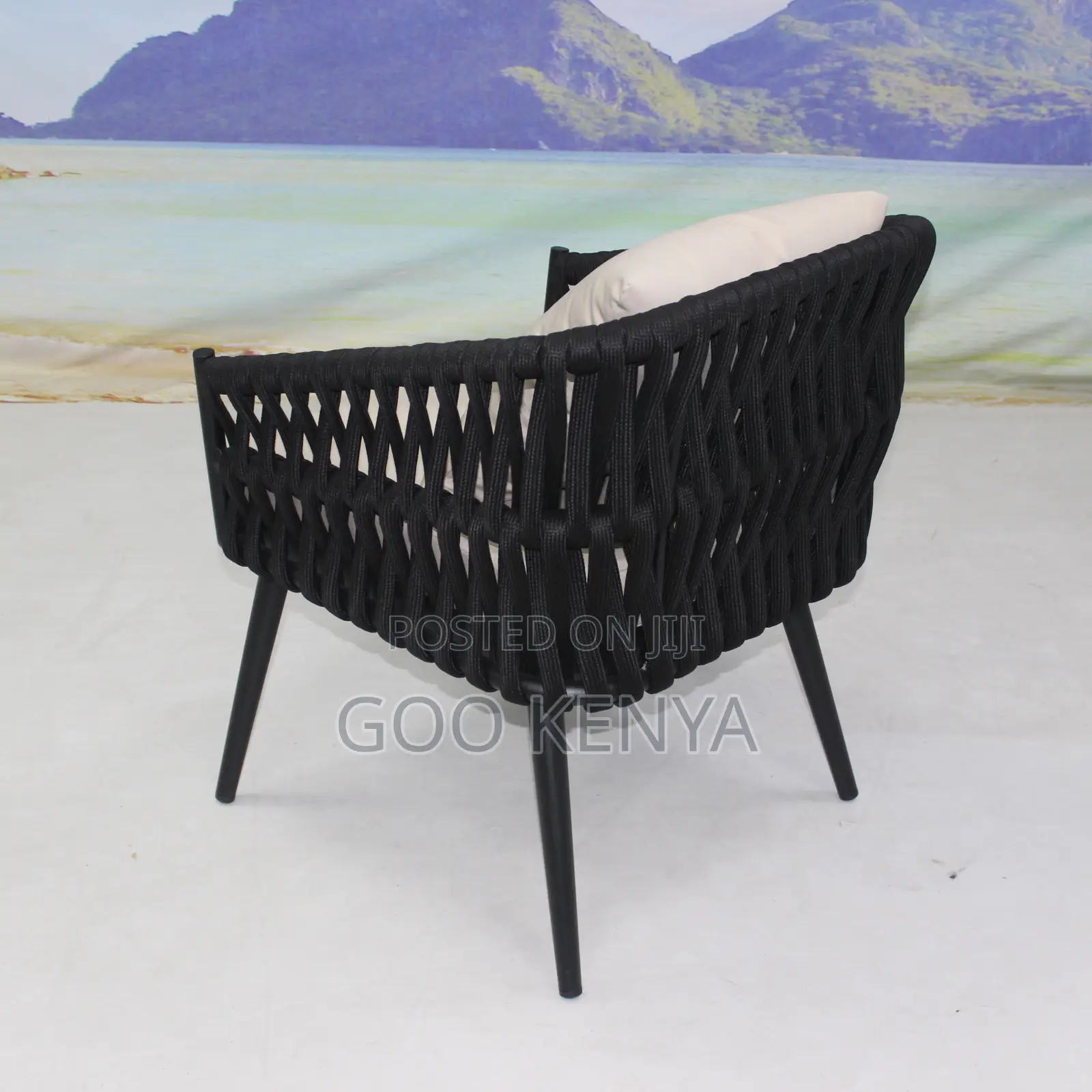 Home Chair; Modern Rattan Garden Lounge Chair for Balcony
