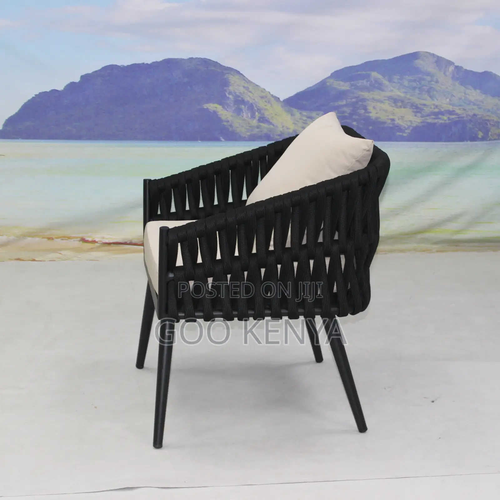Home Chair; Modern Rattan Garden Lounge Chair for Balcony