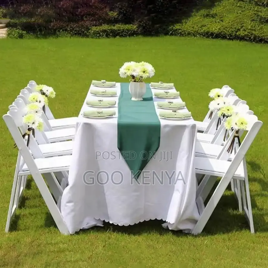 Outdoor Chair; White Outdoor Event Resin Folding Chair
