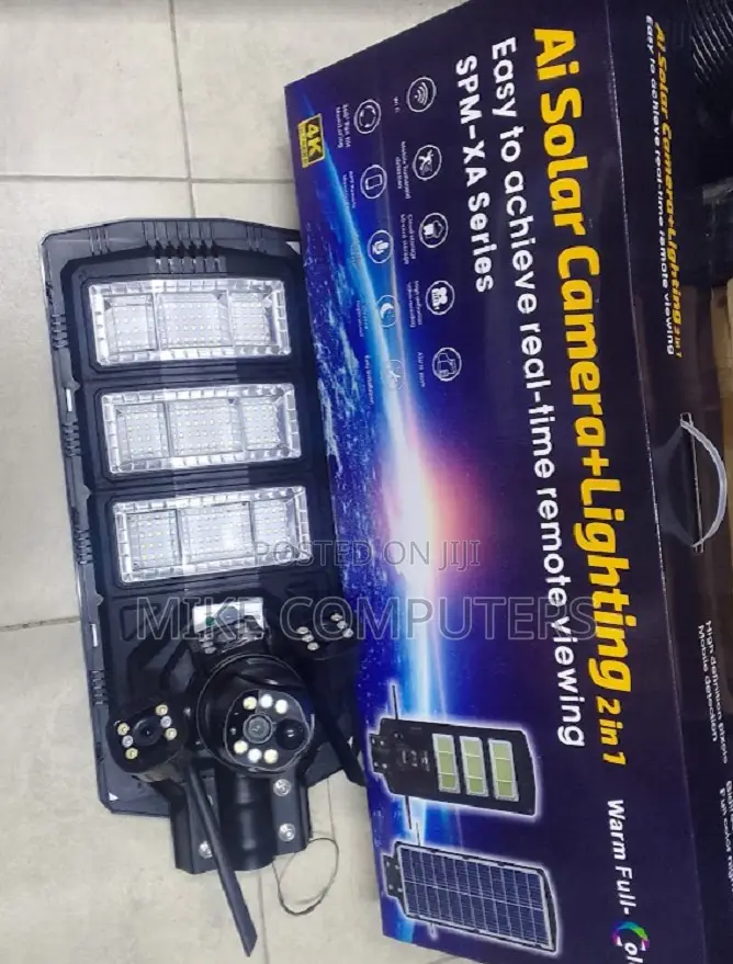 3in1 Ai Solar Camera With Street Light Solar System
