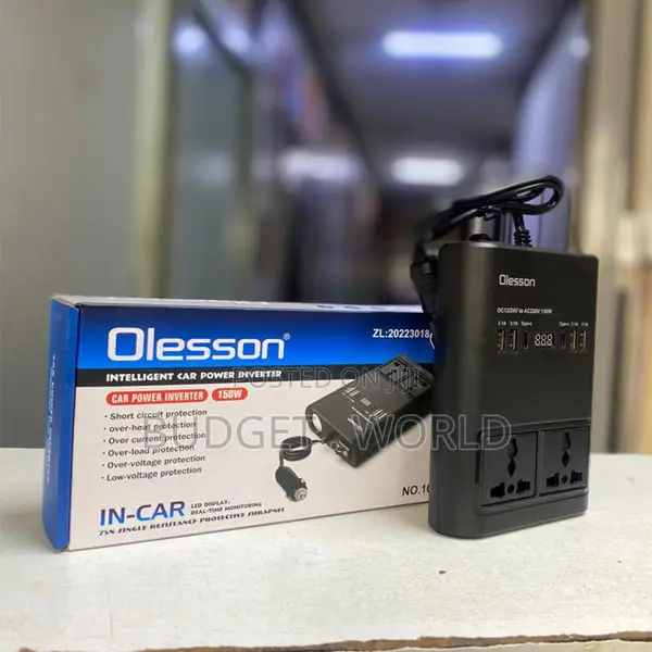 High Conversion Efficiency 150w Socket 2type-C+2usb Car Charger
