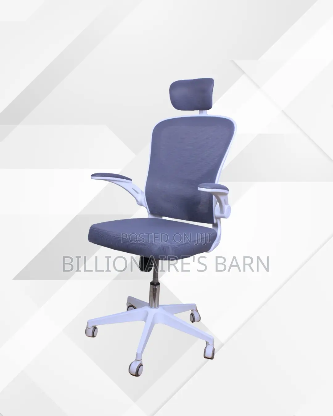Ergonomic White Ergonomic Office Chair — Boosts Posture Focus