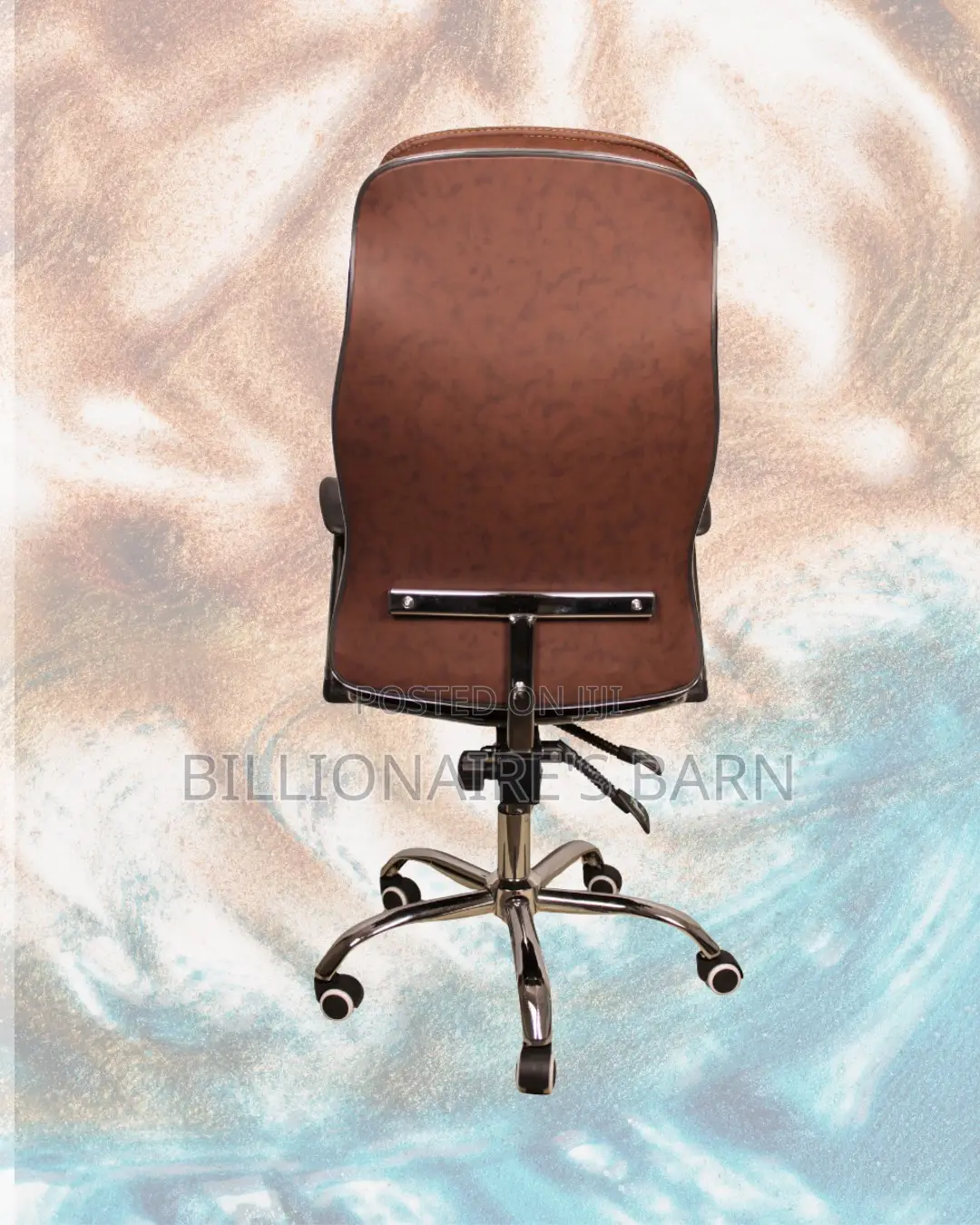 Adjustable Ergonomic Executive Leather Chair | Lumbar Support