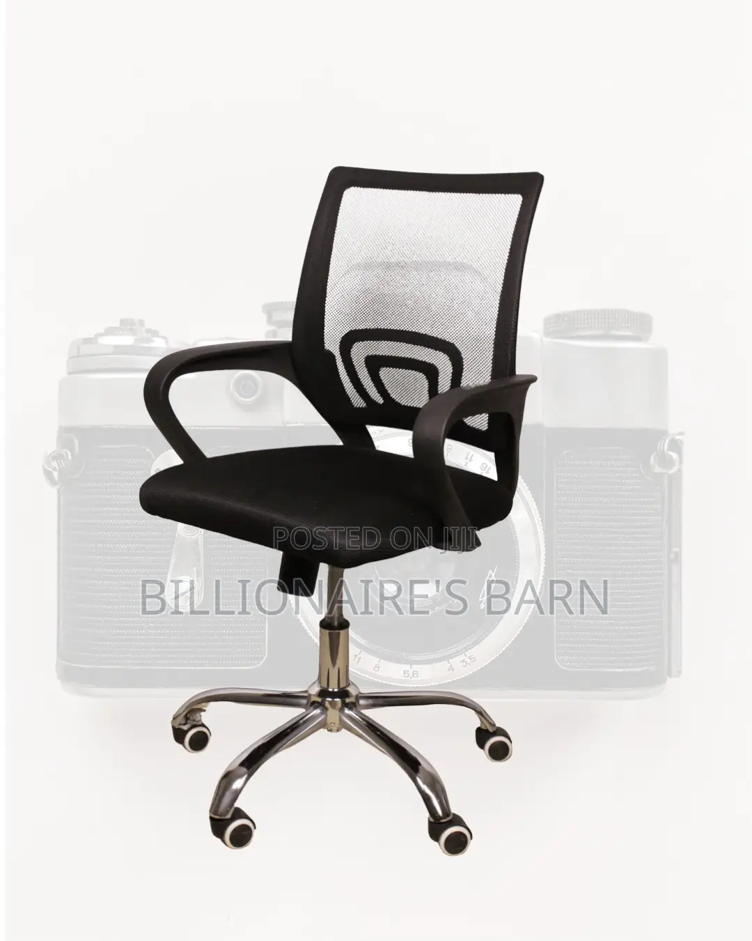 Secretarial Mesh Office Chair (Plush) — Fast Seller