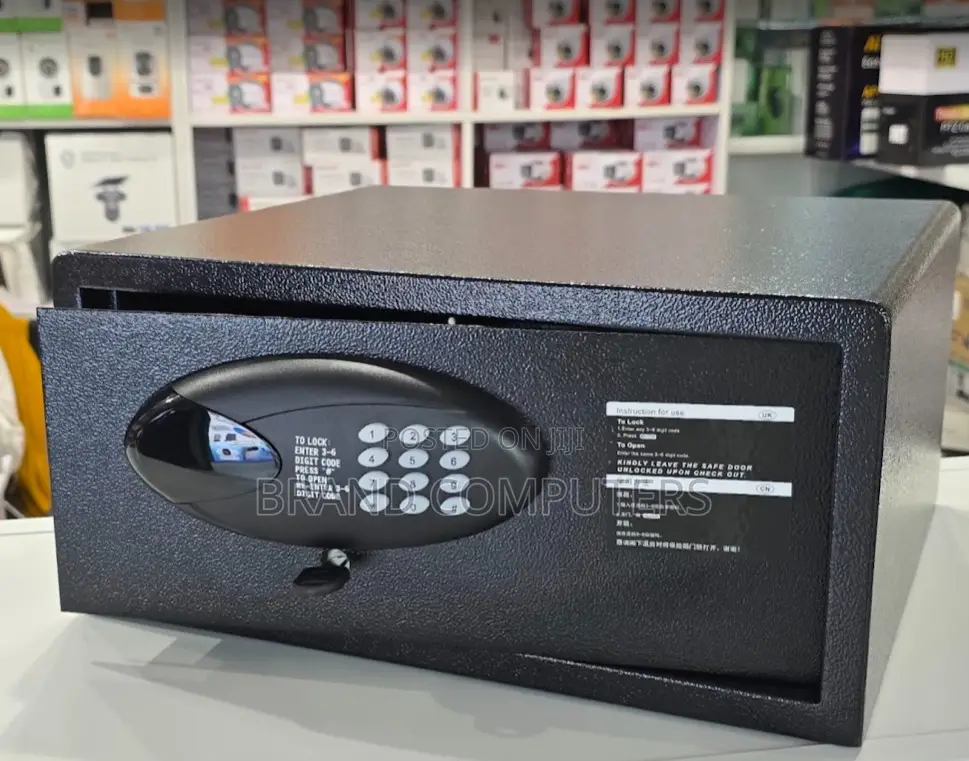 Hotel Black Lock Keypad Electronic Digital Safe Box