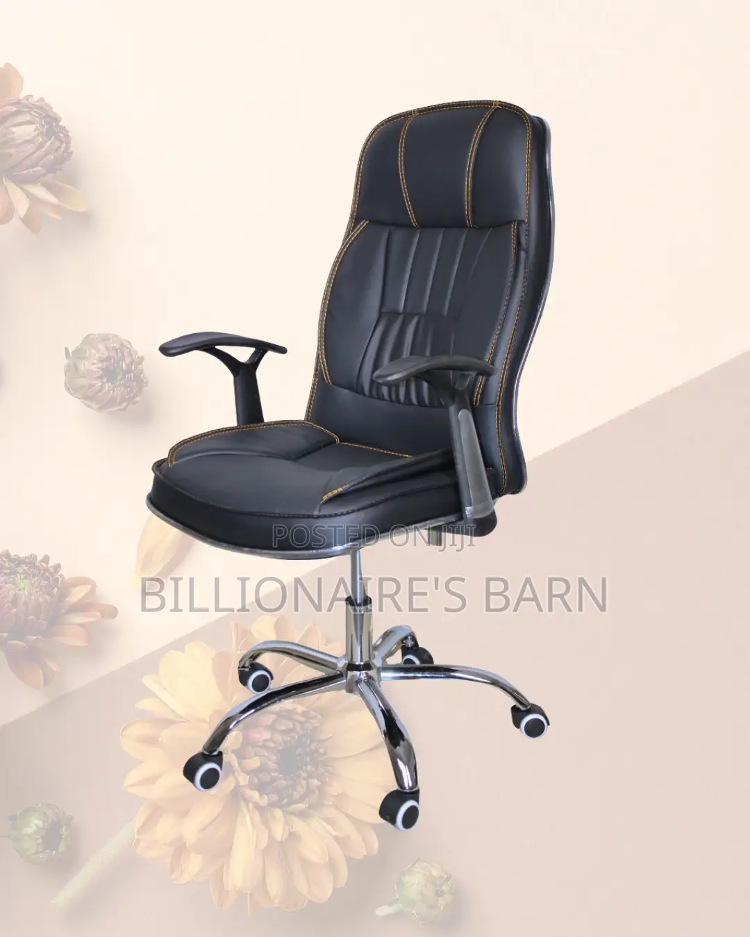 Executive Leather Office Chair (Plush) — Hot Deal