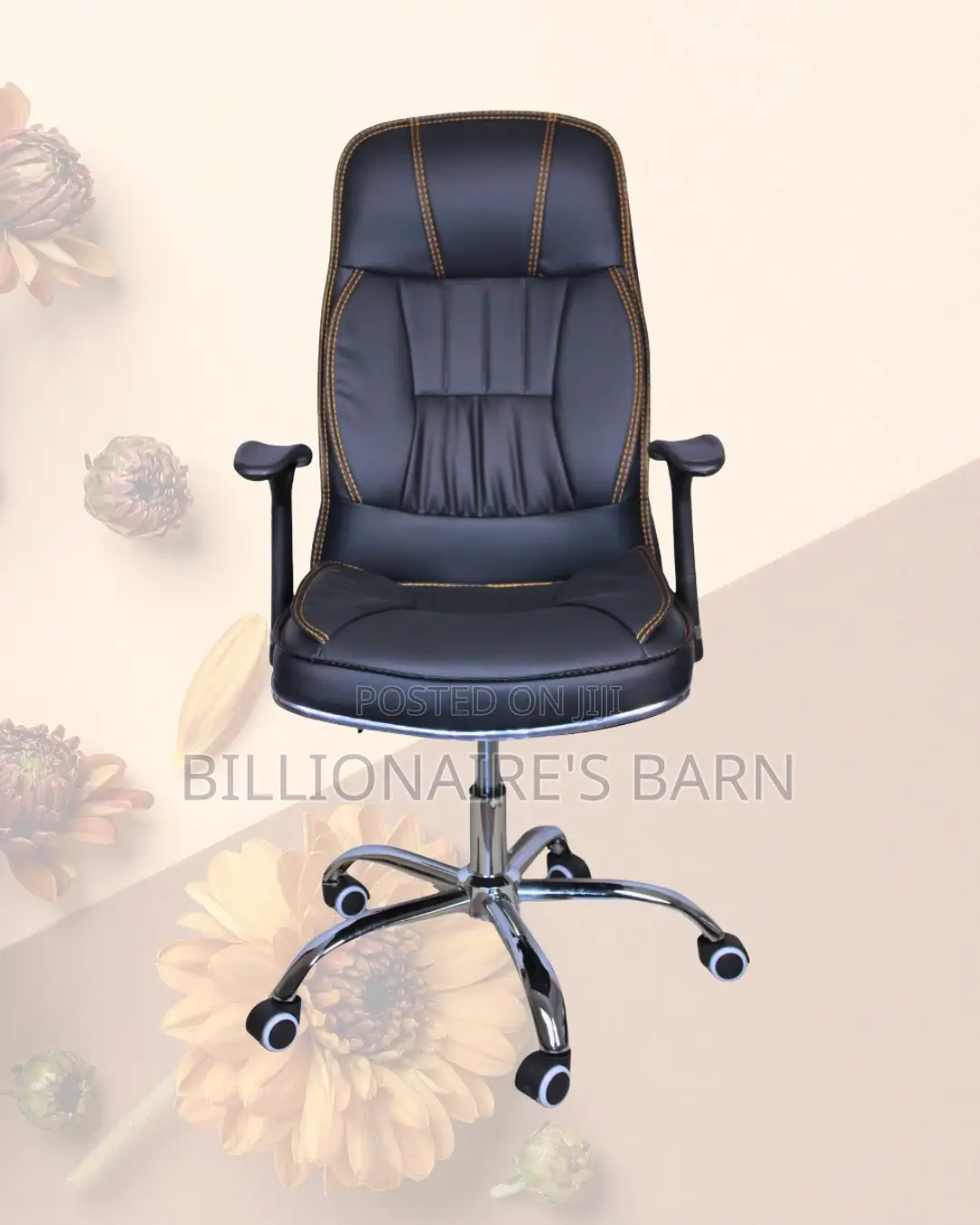 Executive Leather Office Chair (Plush) — Hot Deal