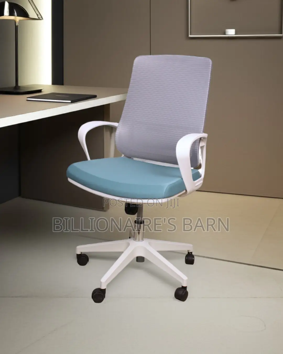 White Ergonomic Mesh Office Chair (Adjustable) — Price Drop Today