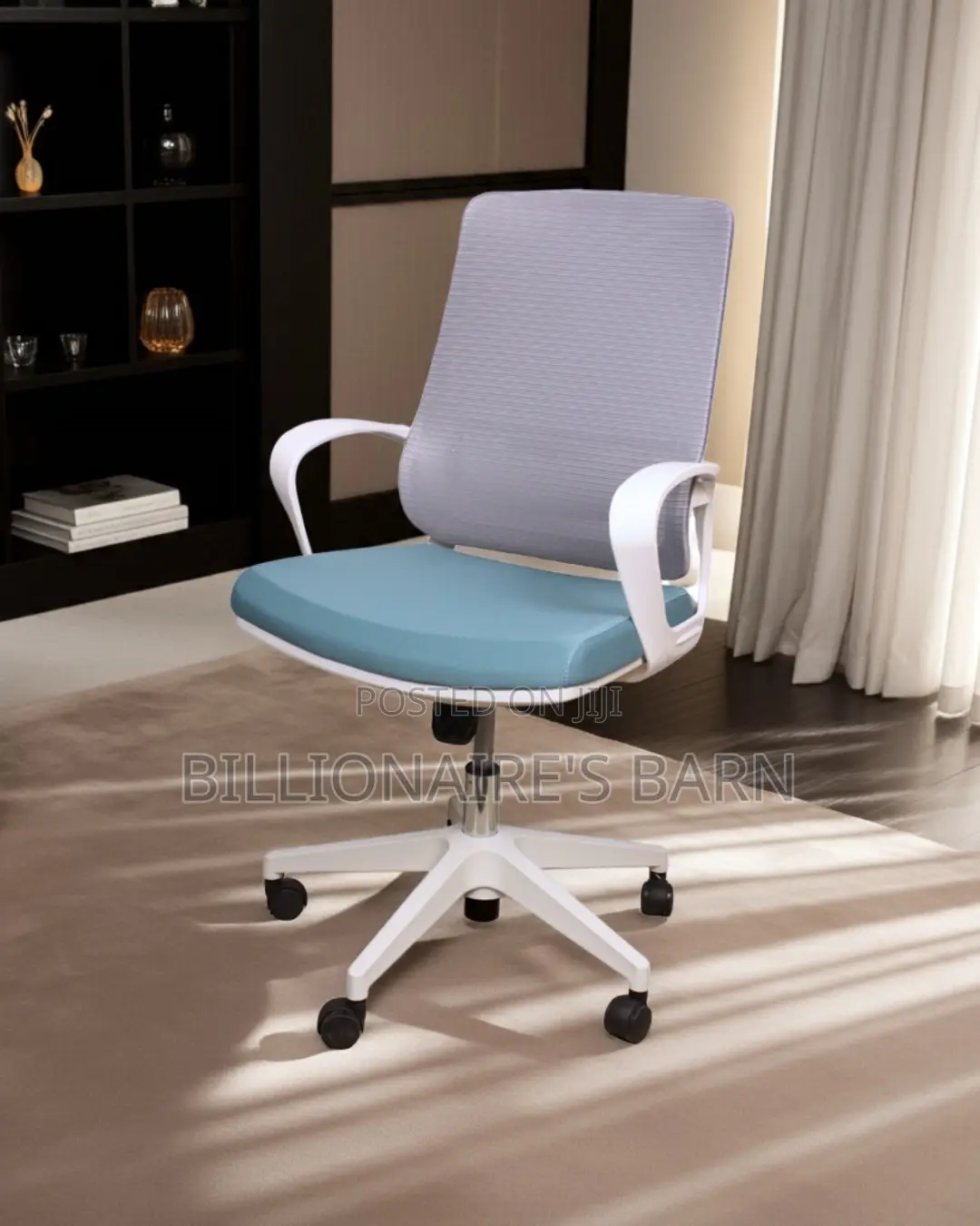 White Ergonomic Mesh Office Chair (Adjustable) — Price Drop Today
