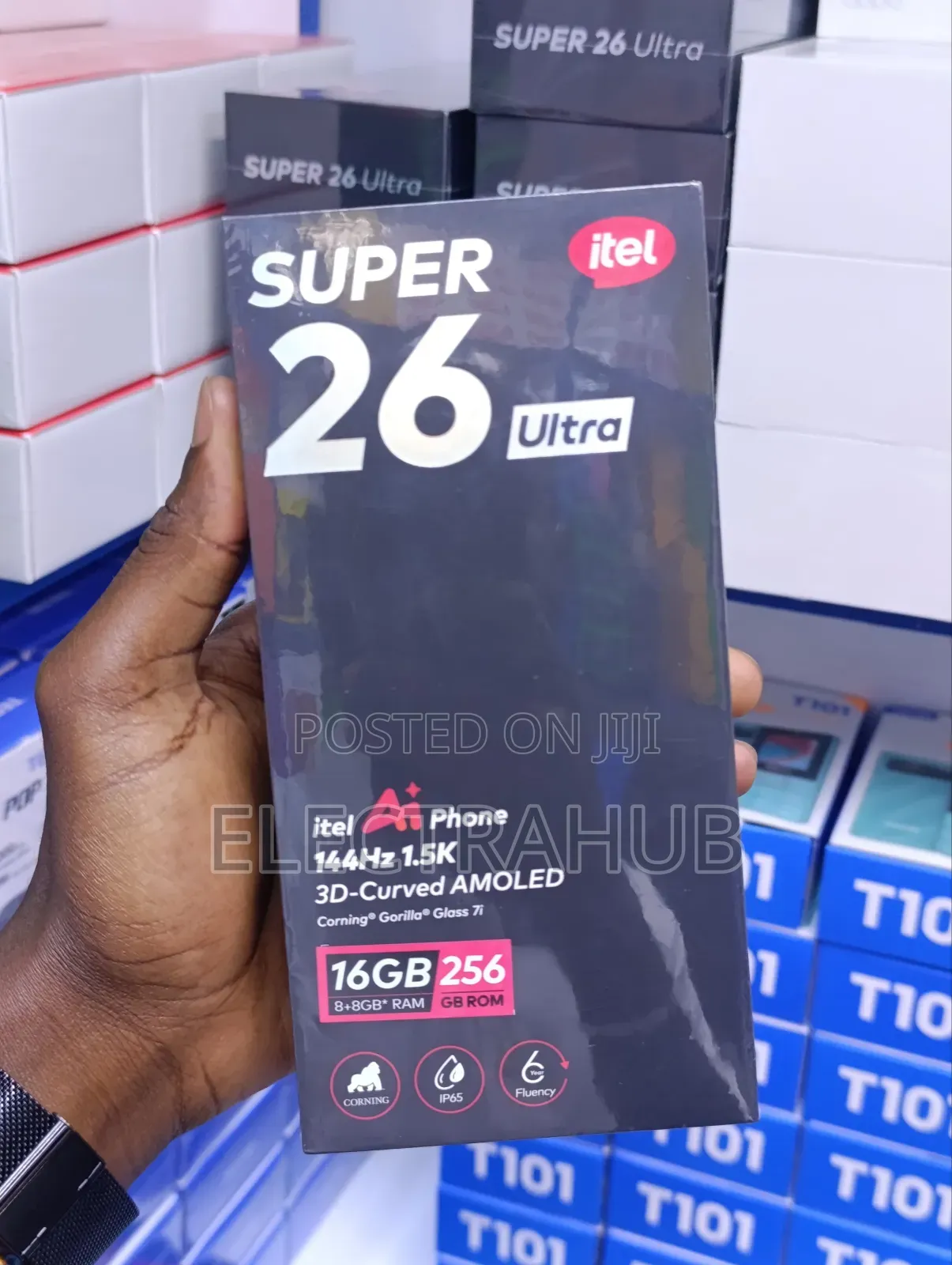 New Itel S26 Ultra 256 GB Silver