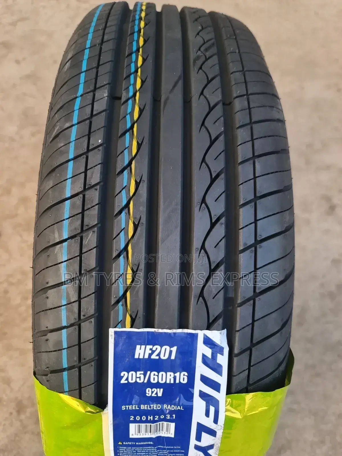 205 /60 R16 Hifly Tyres.