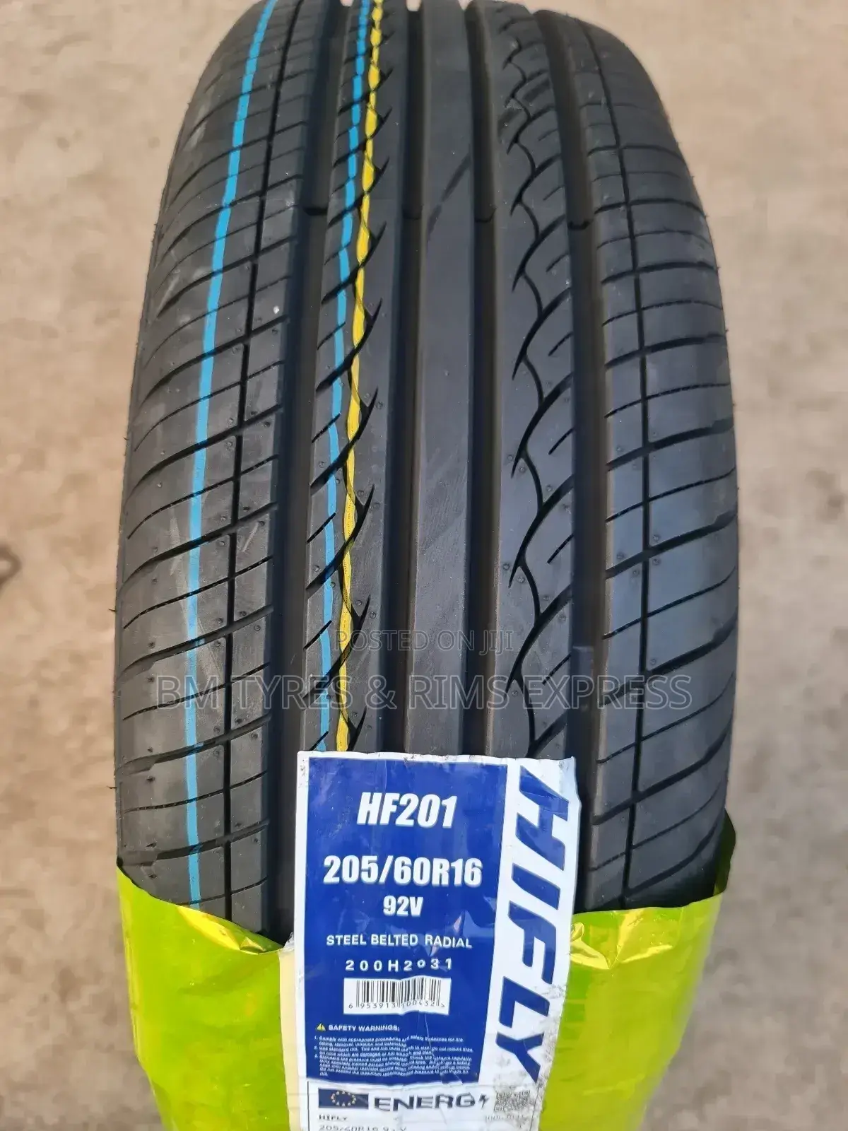 205 /60 R16 Hifly Tyres.