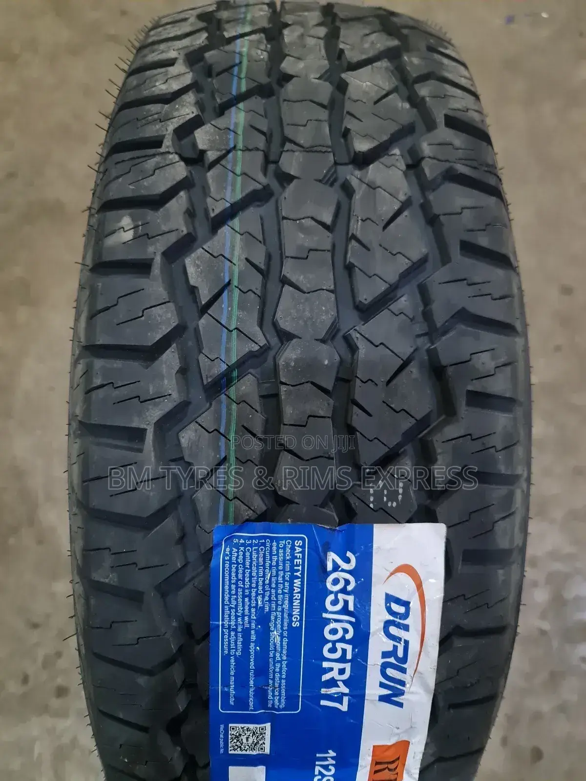 265 /65 R17 Durun Tyres (R/T) 03.(New Technology)