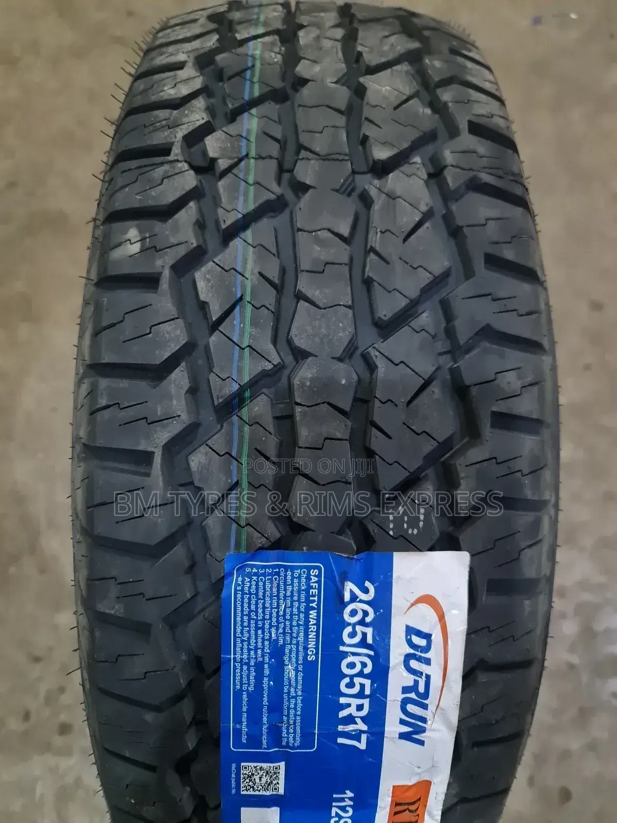 265 /65 R17 Durun Tyres (R/T) 03.(New Technology)